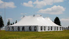 China High Strength White PVC Tarpaulin Tent for Exhibition or Wedding Events distributor