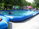 China 0.9mm PVC Tarpaulin Above Ground Inflatable Swimming Pools for kids and Adults Water Fun distributor